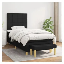 vidaXL Boxspringbett 100 x 200 cm Schwarz
