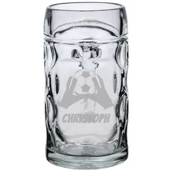 Bierkrug ISAR 0,5 l mit Eichung - Torwarthandschuhe