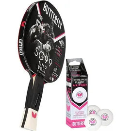 Butterfly Butterfly® Timo Boll SG99 Tischtennisschläger | Tischtennis Racket Bat Profi & Wettkampf | taktisch routinierte Spieler | ITTF zertifizierter Wakaba Belag | anatomische Griffform mit smart.Grip