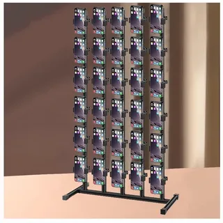 Rygcrud Handy-Ständer - Multiple Phone Holder Organizer, Desktop Streaming-Platzierungsgestell Für Live-Streaming, Einzelhandel, Spiele, Studio(30 Slots)