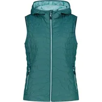CMP Woman Vest FIX Hood agave (E811) 36