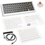 Ducky Outlaw 65 Barebone Gaming-Tastatur, silber, ISO (PKOU2367IST-ISO02)