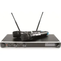 Omnitronic UHF-302 Hand Mikrofon-Set Übertragungsart (Details):Funk Metallgehäuse Funk