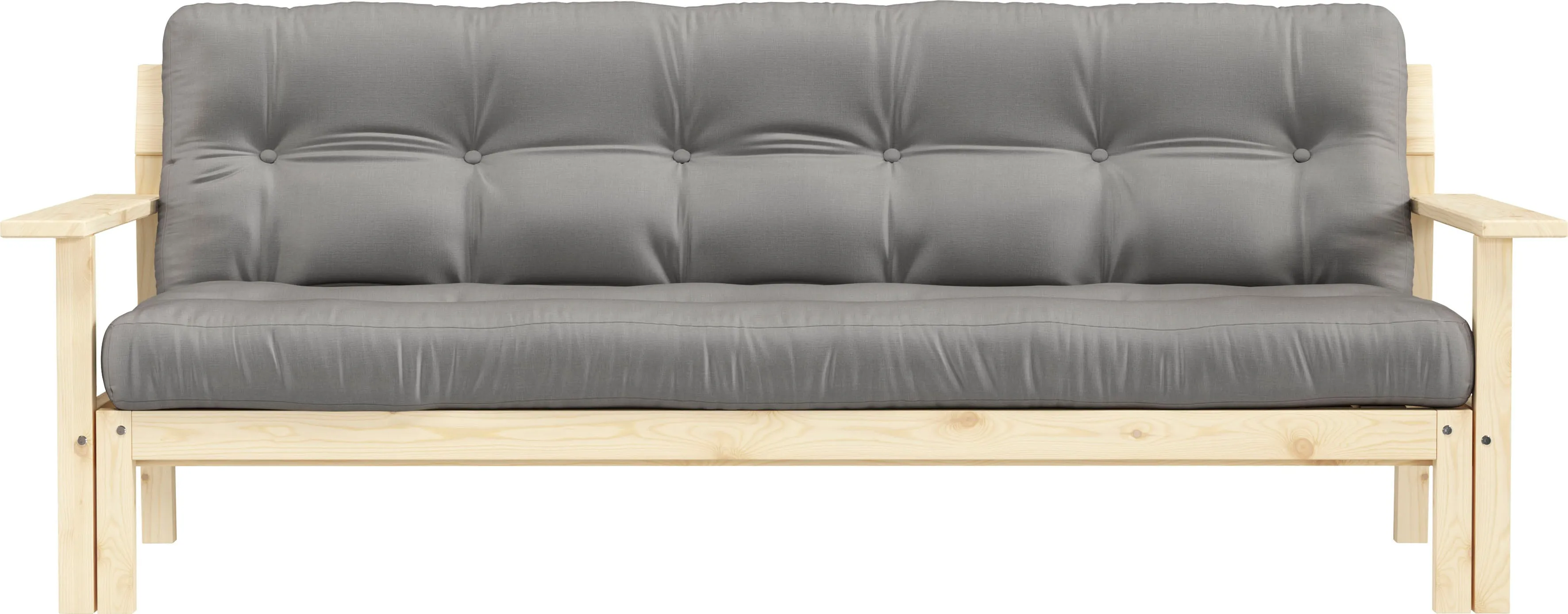 Karup Design Schlafsofa »Unwind«, Mit Holzstruktur, inkl. Futonmatratze, Liegefläche 130x190 cm Karup Design Light Grey