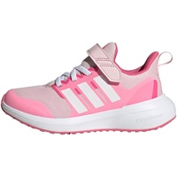 adidas Fortarun 2.0 Cloudfoam Elastic Lace Top Strap Shoes-Low (Non Football), Clear pink/FTWR White/Bliss pink, 38 EU