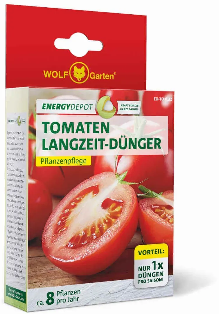 Wolf-Garten Tomaten Langzeitdünger - Für gesunde Pflanzen und aromatische Tomaten