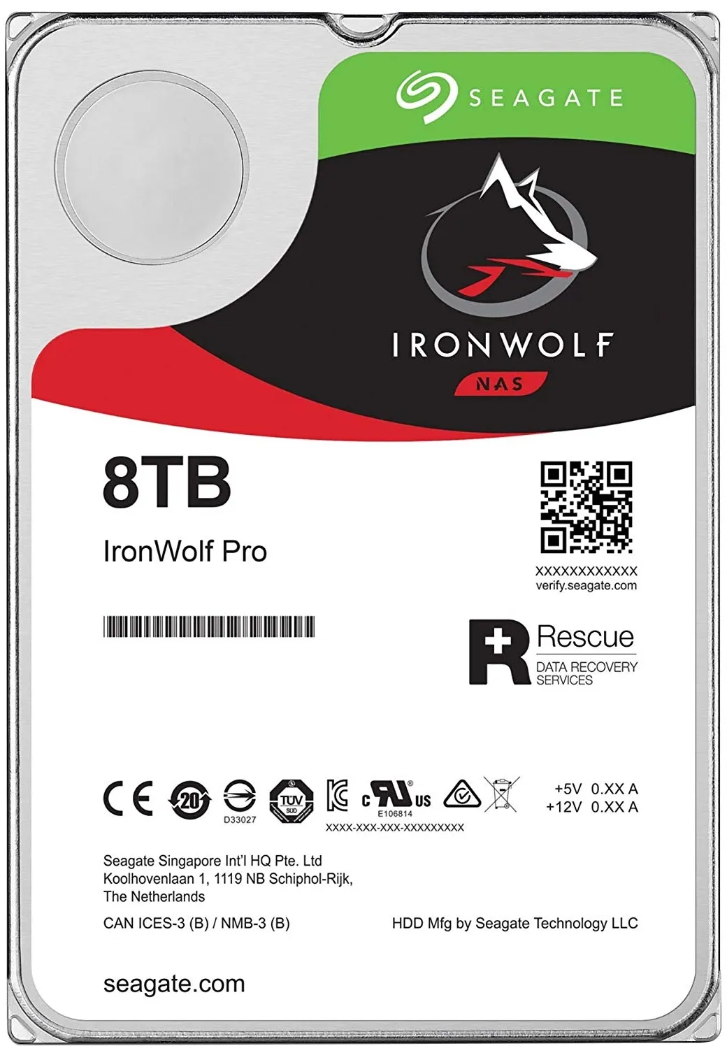 Seagate IronWolf ST8000VNA04 - Festplatte - 8 TB - intern - 3.5" (8.9 cm)