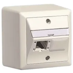 RDM Global Anschlussdose 80x80 leer R310786 Aufputz 2x1-Port