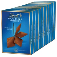 (48,87€/1kg) Lindt Hauchdünne Täfelchen Vollmilch 10 Packungen a 125g