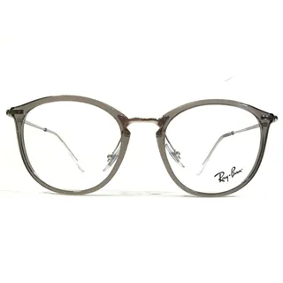 Ray-Ban Brille Rahmen RB7140 8125 Klar Grau Silber Rund Full Rim 51-20-150