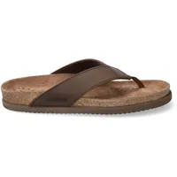 Mephisto Natalio Herren Zehentrenner aus Leder, Dunkelbraun, 45 EU - 45 EU