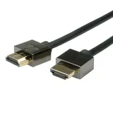 Roline HDMI Anschlusskabel HDMI-A Stecker 2 m Schwarz