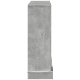 vidaXL Kaminumrandung 100 x 30 x 87,5 cm Grau