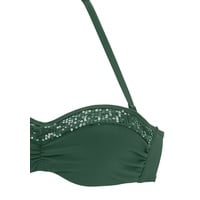 bruno banani Bügel-Bandeau-Bikini Damen smaragd Gr.36 Cup B