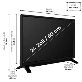 Toshiba 24WV2F63DAZ 25" LED VIDAA HD Smart TV