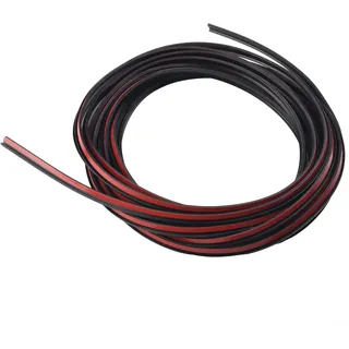 EPDM Dichtungsleiste T-Profil Schwarz 5M mit Doppeltem Klebeband für Stoßstange Seitenschweller und Kantenverkleidung