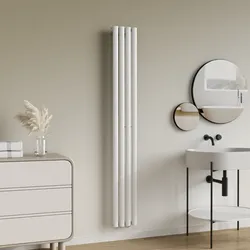 Design Röhrenheizkörper Nore Weiß 180x24cm Einlagig 484W