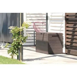 Prosperplast Gartenbox 280 l 116 x 43,8 x 55 cm Dunkelbraun