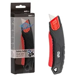 WEDO Cuttermesser Safety Plus Kunststoff schwarz 19,0 mm