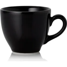 Was Espresso- und Untertasse 0,09 l Schwarz 6 St.