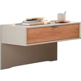Wiemann Nachtkonsole "Asti", beige (champagner, dekor), B:60cm H:48cm T:43cm, Holzwerkstoff, Sideboards, Nachtkonsole, Schubkasten in Absetz-Farbton