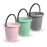 ProHome Putzeimer 5 Liter 3 St. bunt