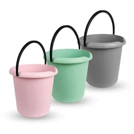 ProHome Putzeimer 5 Liter 3 St. bunt
