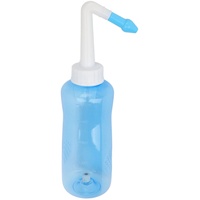 Nasendusche Set 500ml Flasche Nasenreiniger für Erwachsene Kinder mit 3-Loch-Düse und Einloch-Neti Topfdüse zum Spülen der Nase