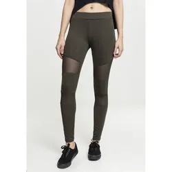 Urban Classics Leggings Mesh Tech oliv S