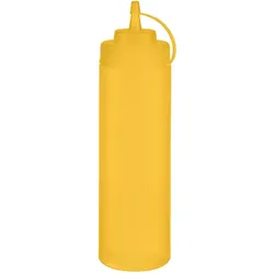 Aufbewahrungssystem APS, gelb, H:26,5cm, Polyethylen, Lebensmittelaufbewahrungsbehälter, (Quetschflasche) mit Schraubdeckel, Polyethylen