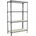 Simonrack Lagerregal Holz/Spanplatte 150x120x40 Silber 4 Fachböden