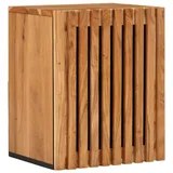 vidaXL Bad-Wandschrank 38x34x48 cm Massivholz Akazie