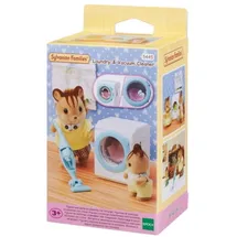 sylvanian families Waschmaschine & Staubsauger 4 cm, blau/rosa/mehrfarbig