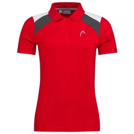 Head Club 22 Tech Damen Poloshirt, rot - Red - XL