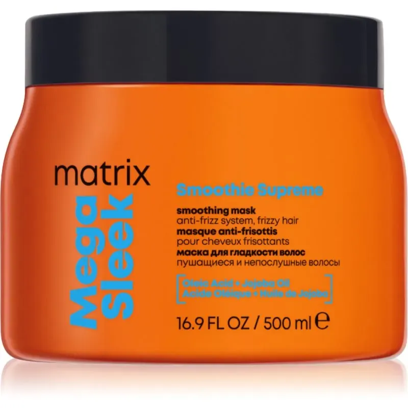 Matrix Mega Sleek Smoothing Mask Maske für die Haare für unnachgiebige und strapaziertes Haar 500 ml