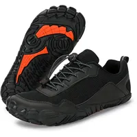 FOGOIN Barfuss Schuhe Damen Winter, Barfußschuhe Herren Herbst Winter Mit Breiter Zehenbox Laufschuhe Walkingschuhe Turnschuhe Atmungsaktives Obermaterial rutschfeste Gummisohle - 39 EU