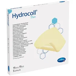 Hydrocoll thin 15 x 15 cm 5 St