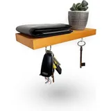 Famanu Schlüsselhalter Magnetisch - Praktisches Schlüsselbord aus Holz