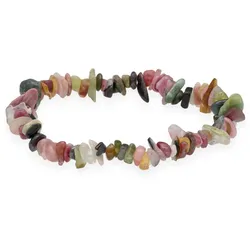Turmalin, bunt Splitterarmband