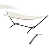 AMANKA Outdoor Hängematte mit Gestell - 310cm Hängemattengestell 200x120 Stabhängematte