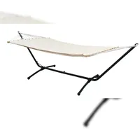 AMANKA Outdoor Hängematte mit Gestell - 310cm Hängemattengestell 200x120 Stabhängematte