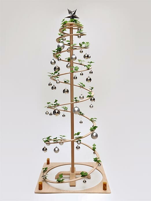 Sapin de Noël spirale, Designer Christoph Zschocke, 192x80x80 cm