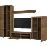 ax living Spacoro Eiche, Lefkas Wohnzimmerschrank 270 cm
