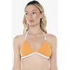 Damen-Bademode-Oberteil aus Synthetik in Papaya und Weiß zypressengrün|WEISS 46