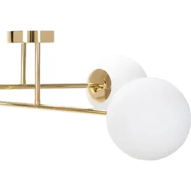 TOOLIGHT Deckenlampe App1248-4Cp Gold Metall Glas E27 4-Punkt-Licht - Gold