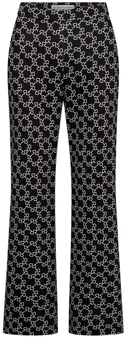Knöchellange Wide Fit-Jersey-Hose Raffaello Rossi schwarz, 42