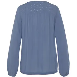 LASCANA Crepebluse smokey blue 38