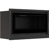 Kratki ARKE 95 Stahl Schwarz/Abdeckplatte Glas