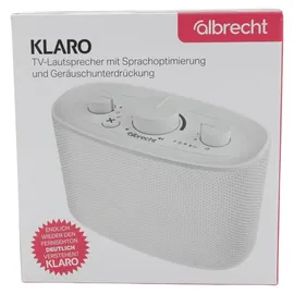 Albrecht KLARO TV-Sprachverstärker Weiß