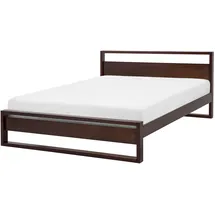 Beliani Giulia 160 x 200 cm Dunkelbraun